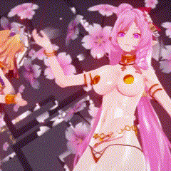 0788 -【R18-MMD】Honkai Impact 3rd 崩坏三 苏珊娜-Susana 爱莉希雅-Elysia 布洛妮娅-Bronya 舞娘-桃源恋歌