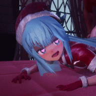 0812 -【R18-MMD】Konosuba – Sex with santa Aqua ミツボシ(mitsuboshil) サンタアクアとお部屋でH