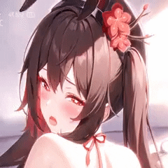 0806 -【R-18 MMD】Yesui – Genshin Impact 原神 bunny Hutao 兔女郎胡桃 sex animation