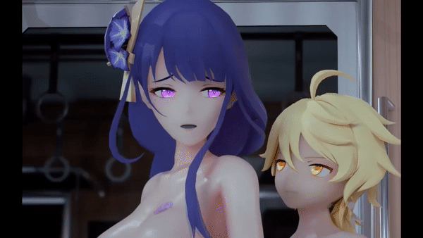 0841 -【R18-MMD】Genshin Impact 原神 Raiden shogun vs Signora 雷神新年的委托2