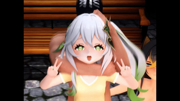 0828 -【R-18 MMD】相位土豆 -Genshin Impact 原神 Nahida and Dehya 草神+迪希亚