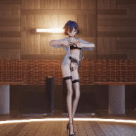 1253 -【R-18 MMD】是肥宅快乐水啊二号 – ZenlessZoneZero 绝区零 Belle 铃妹妹 Miniskirt (我单纯想看可爱的铃妹妹😘）