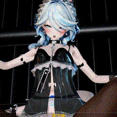 1413 – 【R-18 MMD】sola – 芙宁娜今晚的水元素非常充盈 Furina as segs toy Genshin Impact 原神
