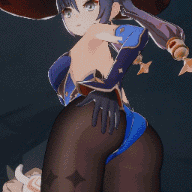 1582 -【R-18 MMD】[Sapphire] 莫娜 Mona X hilichurls Genshin Impact 原神