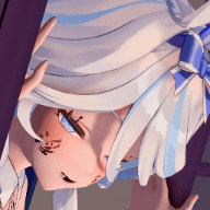 1776 -【R-18 MMD】苦味果冻 – 黑桃女王 芙宁娜( Furina )的退休兔女郎打工生活♠ Genshin Impact 原神